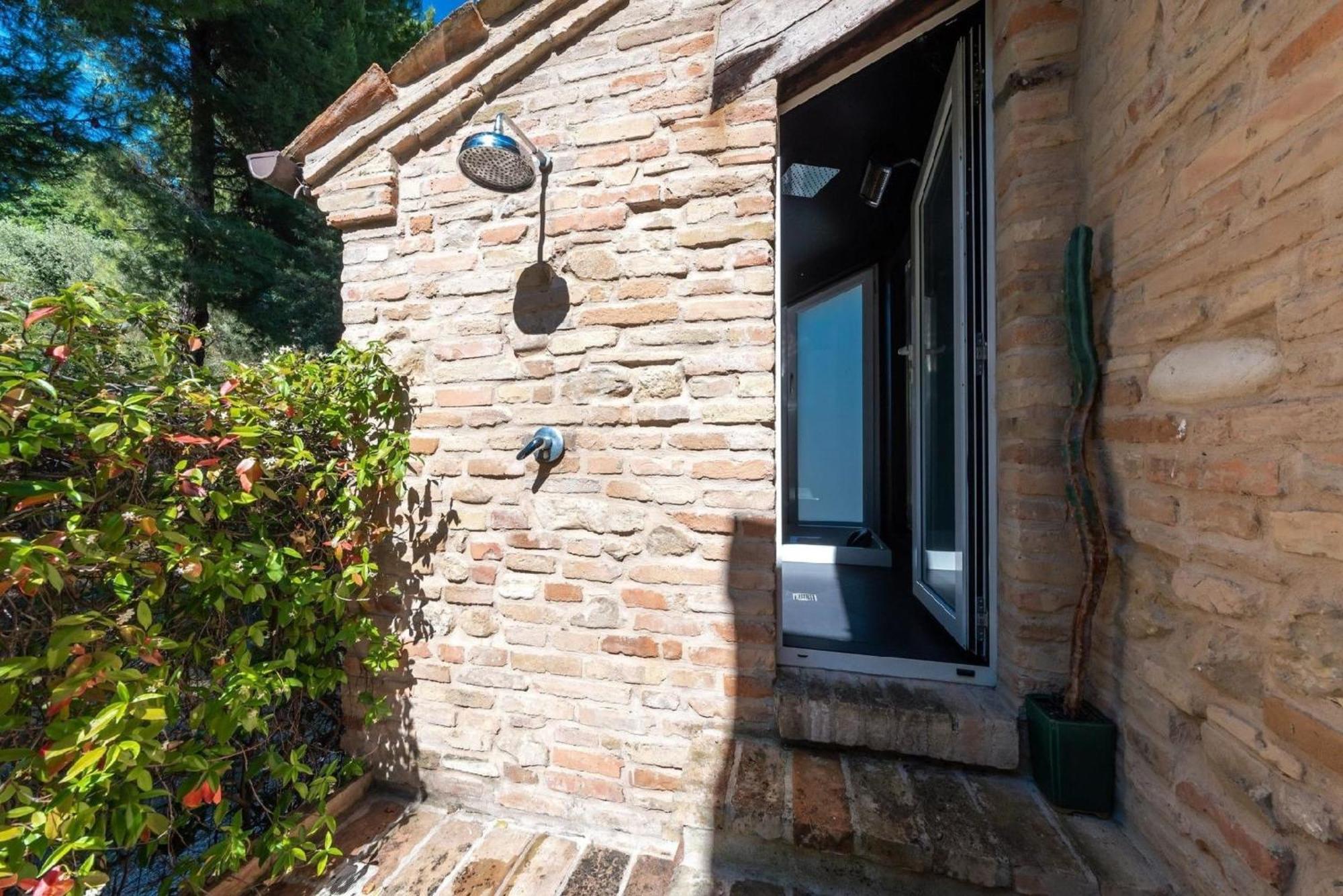 Meernahes Ferienhaus Casa Cantagallo Mit Pool Fermo Exterior foto
