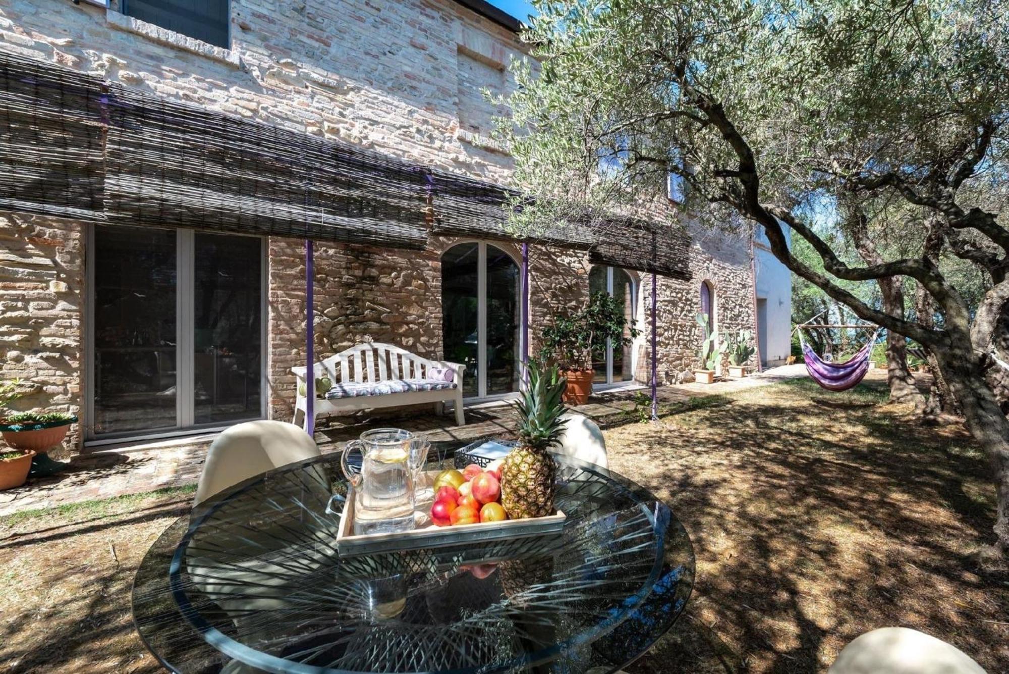 Meernahes Ferienhaus Casa Cantagallo Mit Pool Fermo Exterior foto