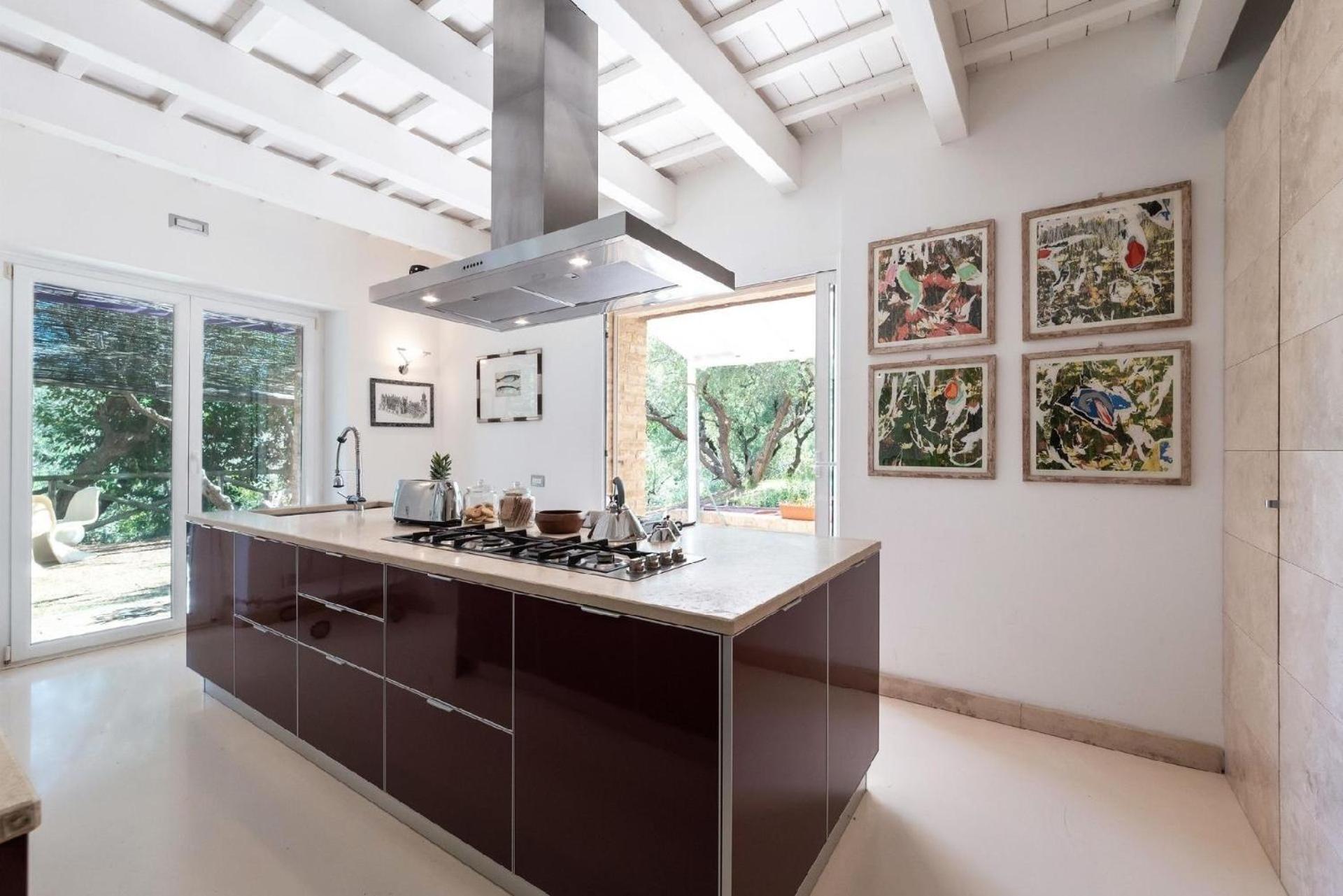 Meernahes Ferienhaus Casa Cantagallo Mit Pool Fermo Exterior foto